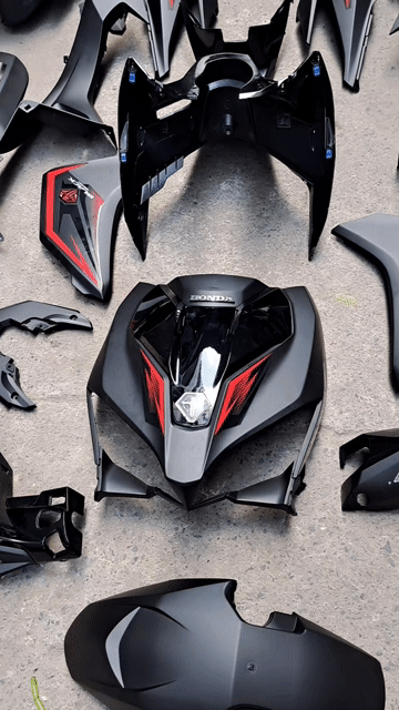 Áo Honda Air Blade Đen Nhựa mờ 2018. Mua bán Phụ tùng xe tại Quận Bình Tân Tp Hồ Chí Minh được đăng bởi  Võ Vinh hình 1