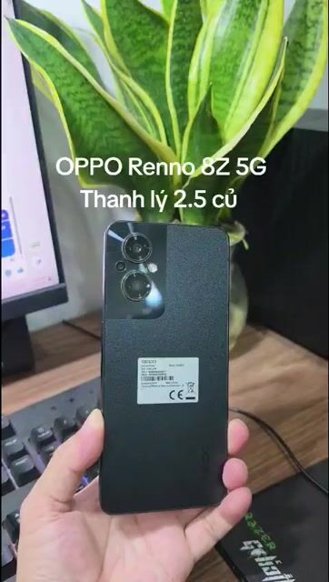 OPPO Renno 8Z 5G 256G Màn mượt, pin trâu, thanh lý. Mua bán Điện thoại tại Quận Hà Đông Hà Nội được đăng bởi Shop Điện Thoại Cũ Zin hình 1