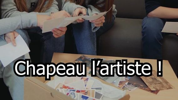 Chapeau l'artiste !