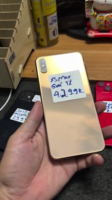 iPhone XS Max 64GB Vàng. Mua bán Điện thoại tại Quận Gò Vấp Tp Hồ Chí Minh được đăng bởi Quảng Phạm Mua Iphone Lock và QT  HCM hình 1