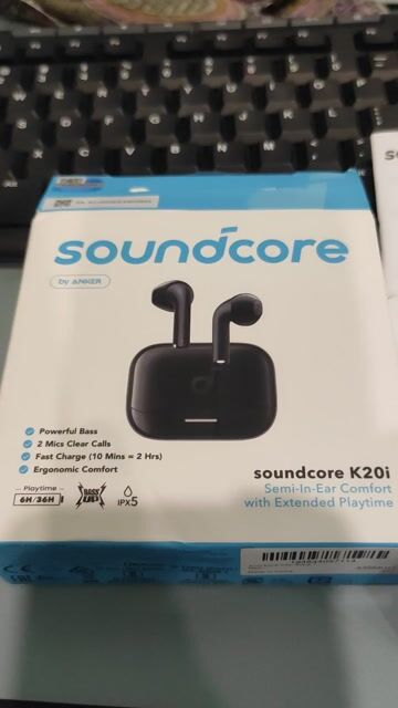Tai nghe Anker Soundcore K20i Đen mới chưa sử dụng. Mua bán Tivi, Âm thanh tại Quận Hai Bà Trưng Hà Nội được đăng bởi Dọn nhà thanh lý đồ hình 1