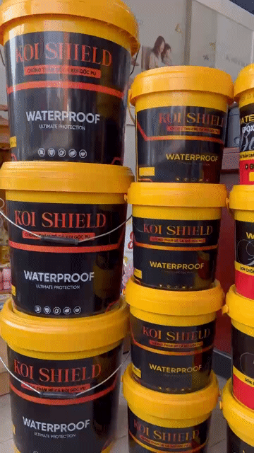 Sơn chống thấm Koi Shield Gốc PU Đen, vàng. Mua bán Đồ chuyên dụng, Giống nuôi trồng tại Quận Hoàng Mai Hà Nội được đăng bởi nguyễn thanh tâm hình 1