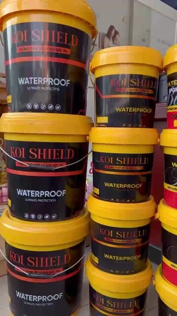 Sơn chống thấm Koi Shield Gốc PU Đen, vàng. Mua bán Đồ chuyên dụng, Giống nuôi trồng tại Quận Hoàng Mai Hà Nội được đăng bởi nguyễn thanh tâm hình 1