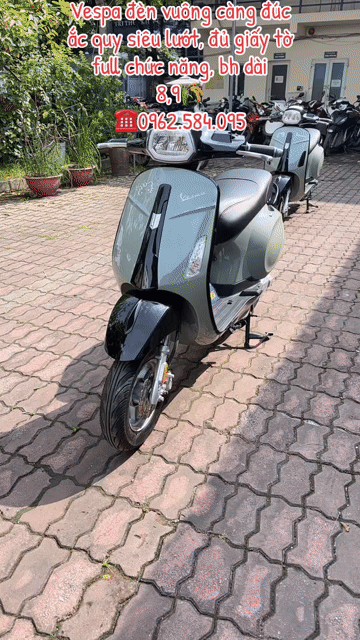 Xe máy điện Piaggio Vespa Xanh bơ. Mua bán Xe máy tại Quận Cầu Giấy Hà Nội được đăng bởi Xe điện Bình Phương hình 1