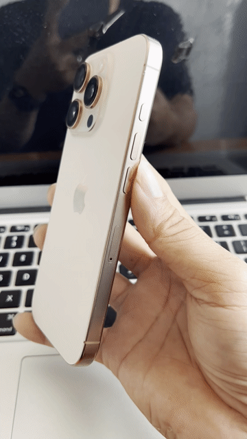 iPhone 16 Pro 128GB Vàng hồng 98% pin 91.. Mua bán Điện thoại tại Quận Ninh Kiều Cần Thơ được đăng bởi Khải mobile hình 1