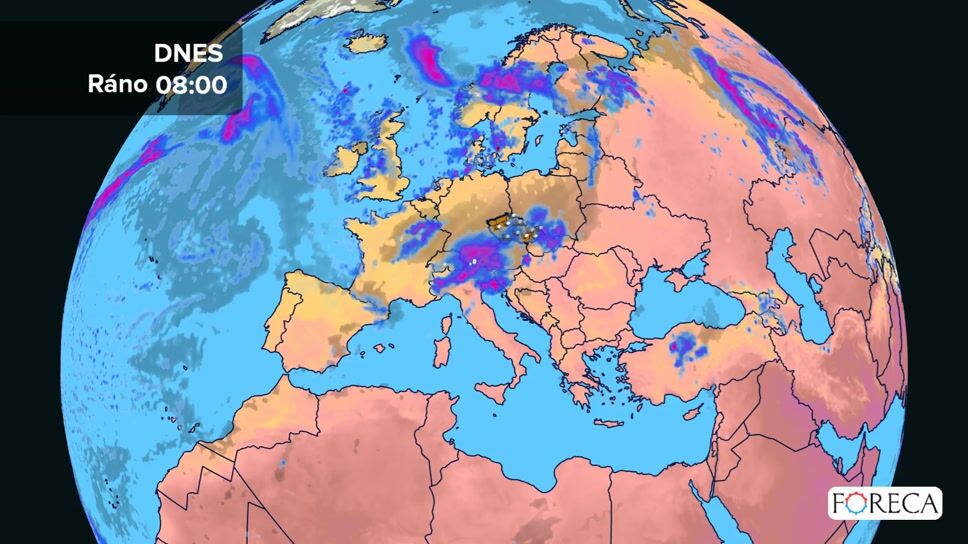 Předpověď počasí pro Českou republiku
