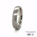 5mm Classic Court Brushed Titanium Wedding Ring 360 Video two