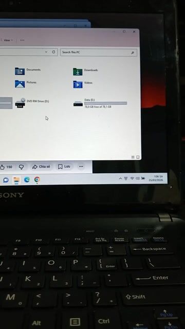 Sony Vaio i3-3217U 8GB Đen. Mua bán Laptop tại Quận Tân Bình Tp Hồ Chí Minh được đăng bởi ThanhThuy Ha hình 1