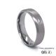 6mm Brushed Chamfered Tantalum Diamond Ring 360 video three
