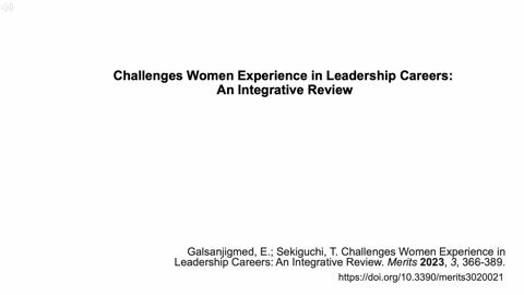 Challenges Women Experience in Leadership Careers