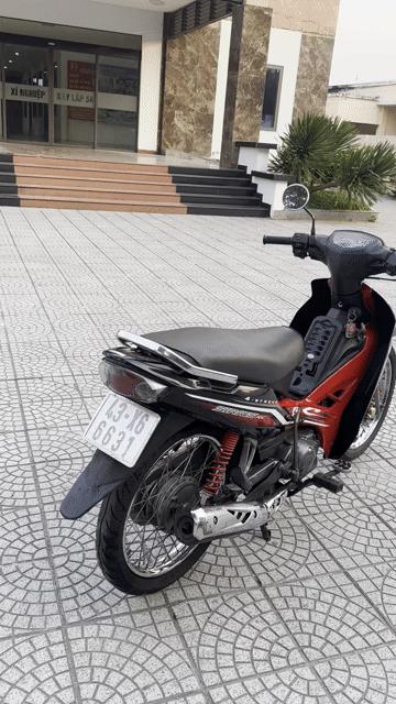 Yamaha Sirius Đỏ đen Đã sử dụng. Mua bán Xe máy tại Quận Liên Chiểu Đà Nẵng được đăng bởi Lê Sang hình 1