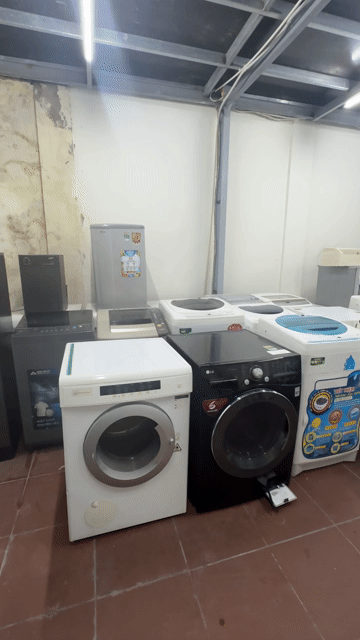 Máy giặt Toshiba 7-12kg Trắng tiết kiệm điện. Mua bán Máy giặt tại Quận Thanh Xuân Hà Nội được đăng bởi e lê 286 nguyễn xiển hình 1