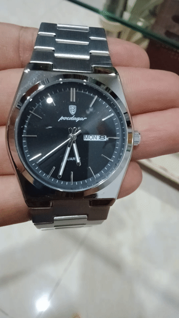 Đồng hồ Poedagar Thép không gỉ Bạc Unisex. Mua bán Đồng hồ tại Quận Gò Vấp Tp Hồ Chí Minh được đăng bởi Luan Nguyen hình 1