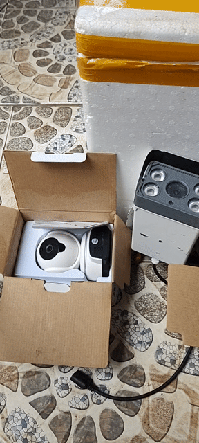 Camera V380 Trắng Giám sát nhà kho. Mua bán Máy ảnh, Máy quay tại Huyện Long Điền Bà Rịa - Vũng Tàu được đăng bởi Nguyễn Huy hình 1