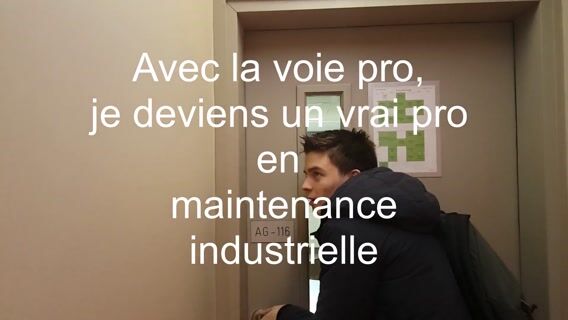 Avec la voie pro, je deviens un vrai pro