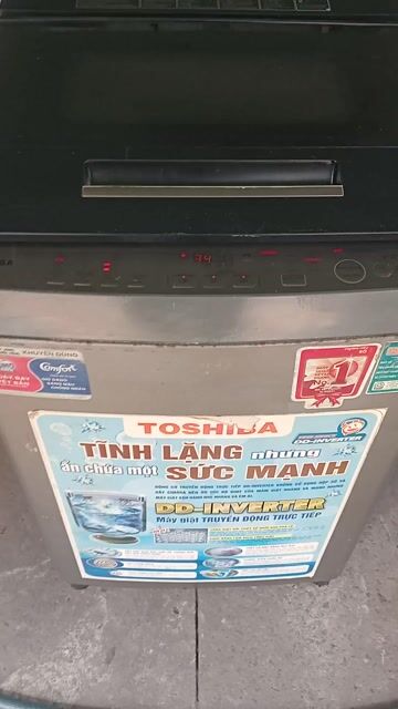 Thanh lý Máy Giặt Tosiba 11kg inverter. Mua bán Máy giặt tại Quận Tân Phú Tp Hồ Chí Minh được đăng bởi Điện Tử Quách Điêu hình 1