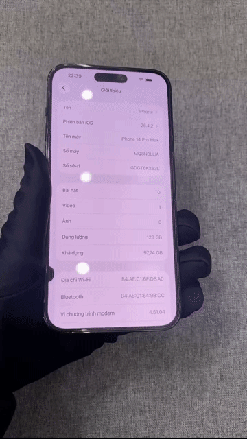 Apple iPhone 14 Pro Max 128GB Full CN. Mua bán Điện thoại tại Quận Thanh Xuân Hà Nội được đăng bởi EnterPhone hình 1