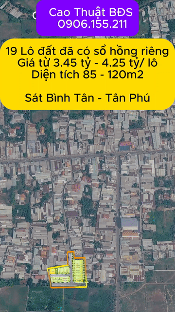 Mua bán Đất Huyện Bình Chánh Tp Hồ Chí Minh diện tích 100 m² giá 3,45 tỷ