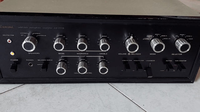 Amply Sansui AU-777D Đen 100V. Mua bán Tivi, Âm thanh tại Huyện Bình Chánh Tp Hồ Chí Minh được đăng bởi Le va loa amply bãi hình 1