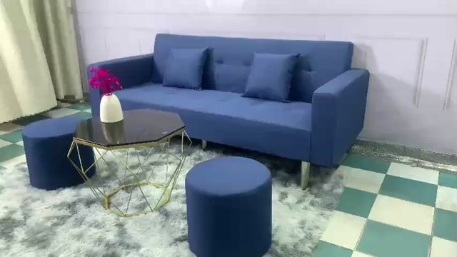 Bộ bàn ghế Sofa băng giường vải bố ở Bình Dương. Mua bán Bàn ghế tại Thành phố Thủ Dầu Một Bình Dương được đăng bởi Thế Giới Sofa Phước Nguyễn hình 1