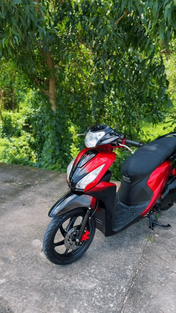 Honda Vision 2025 Đỏ đen. Mua bán Xe máy tại Huyện Nhơn Trạch Đồng Nai được đăng bởi chiêu thống hình 1