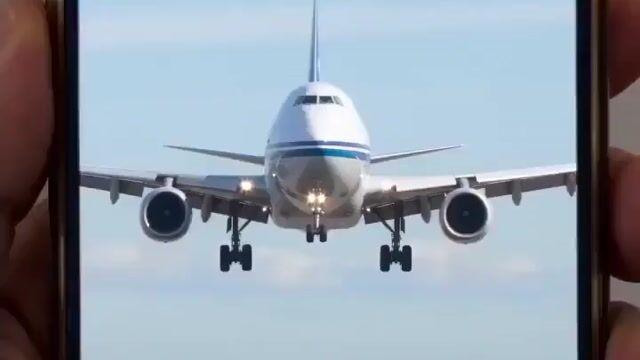 Giant mechanical robot transformation from airplane