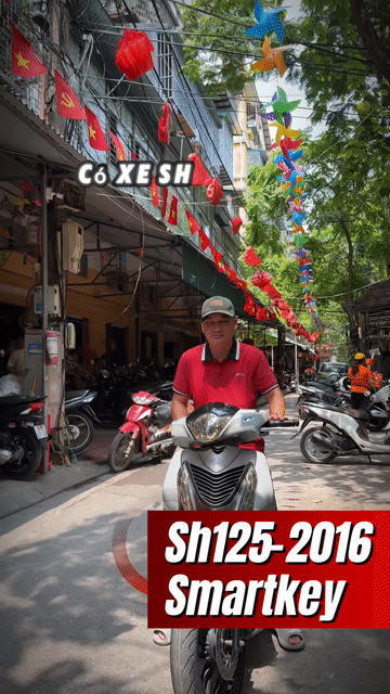 Honda SH125 smartkey 2016 Xám Xi Măng Sh 125i. Mua bán Xe máy tại Quận Ba Đình Hà Nội được đăng bởi Xe Máy Nam Thi hình 1