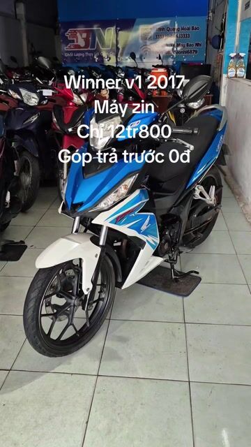Honda Winner 2017 Trắng xanh. Mua bán Xe máy tại Quận Bình Thuỷ Cần Thơ được đăng bởi Xe Máy Bảo Nhi hình 1