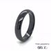 5mm Black Zirconia Ceramic Court Wedding Ring 360 Video two