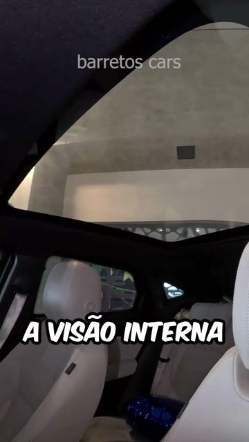INTERNA DO JAGUAR BLINDADO: OFF-WHITE E TETO DE VIDRO #carroblindado #blindagem #carros