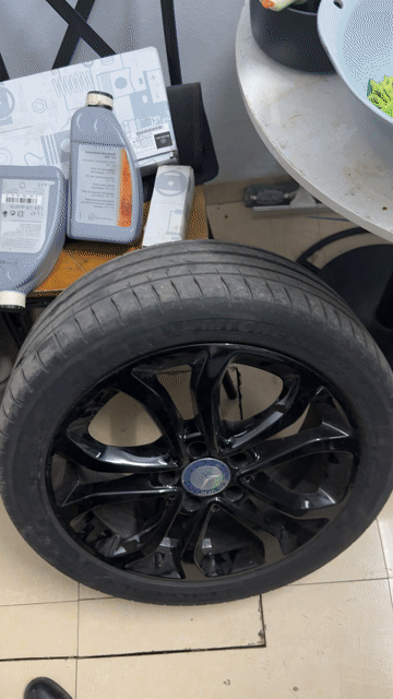 Bộ mâm lốp 17 inch Mercedes (W204/W205), lốp 90%. Mua bán Phụ tùng xe tại Thành phố Ninh Bình Ninh Bình được đăng bởi Đức Chung hình 1