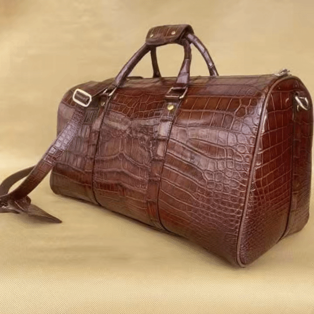 Túi du lịch nam nữ da cá sấu cao cấp Unisex. Mua bán Túi xách tại Quận 12 Tp Hồ Chí Minh được đăng bởi Da cá sấu cao cấp CP hình 1