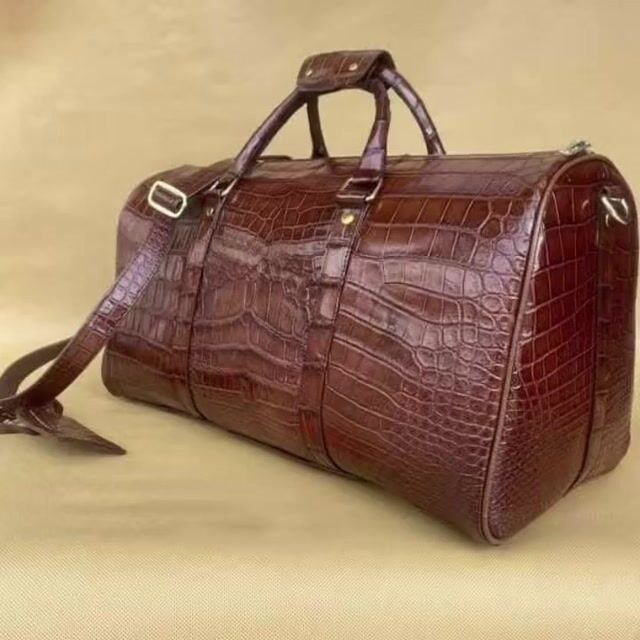 Túi du lịch nam nữ da cá sấu cao cấp Unisex. Mua bán Túi xách tại Quận 12 Tp Hồ Chí Minh được đăng bởi Da cá sấu cao cấp CP hình 1
