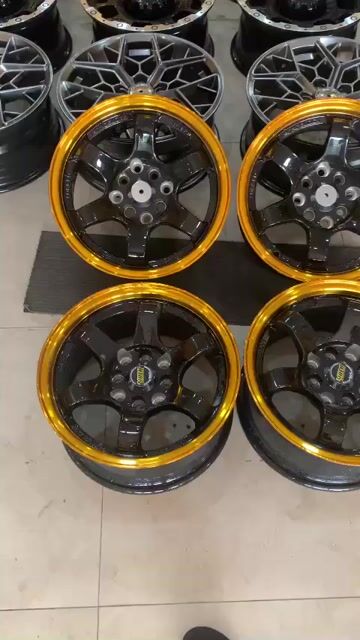 Mâm xe 14 inch Đen Vàng Mới. Mua bán Phụ tùng xe tại Huyện Củ Chi Tp Hồ Chí Minh được đăng bởi Nguyễn Anh Phi hình 1