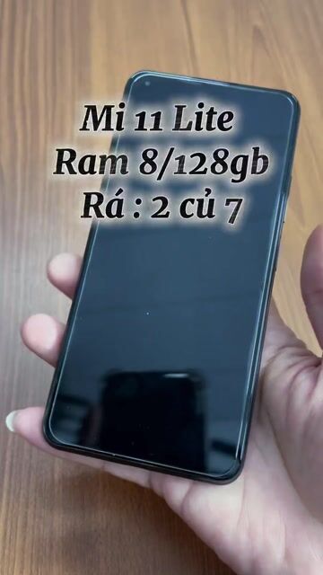 Xiaomi Mi 11 Lite 8GB 128GB Đen. Mua bán Điện thoại tại Quận 4 Tp Hồ Chí Minh được đăng bởi Tuấn hình 1