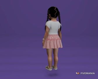 Mila | Female Ped | Multiple Outfits | Optimized & Fivem Ready [Add-On] — video preview