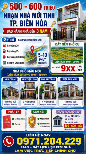 Mua bán Nhà ở Huyện Vĩnh Cửu Đồng Nai diện tích 101 m² giá 600 triệu