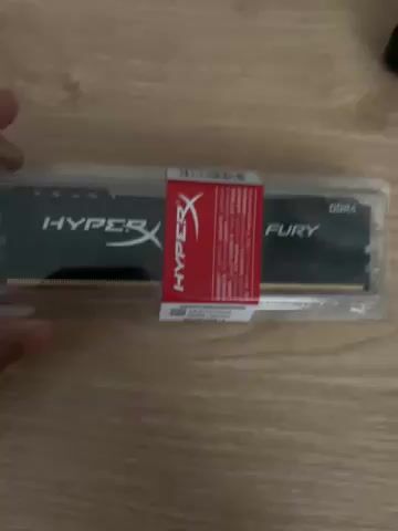 Ram HyperX Fury 4gb bus 2400 99%