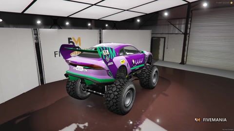 FIVEM Audi e-tron GT | Monster Truck [Badged] Add-On | Off-Road Ready | Custom Liveries | High Suspension | Add-On | Optimized | Fivem Ready | High Quality, video preview