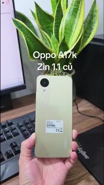 OPPO A17k 64GB Zin nguyên cây, full chức năng. Mua bán Điện thoại tại Quận Hà Đông Hà Nội được đăng bởi Shop Điện Thoại Cũ Zin hình 1