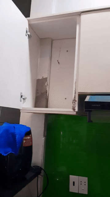 Cải tạo tủ bếp cũ bị mối mọt cho khách ở Long An. Mua bán Tủ, kệ gia đình tại Huyện Hóc Môn Tp Hồ Chí Minh được đăng bởi Nguyên tủ bếp nhựa ECOPLAST hình 1