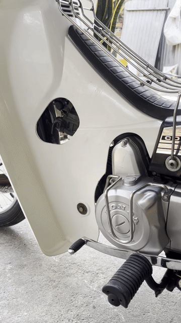 Honda Dream II Nâu trắng. Mua bán Xe máy tại Huyện Tuy Phước Bình Định được đăng bởi tùng lâm hình 1