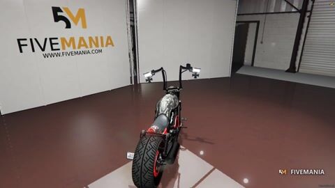 FIVEM Darkfate | Custom Chopper Motorcycle [Add-On] | Working Lights | Fivem Ready | High Quality — video preview