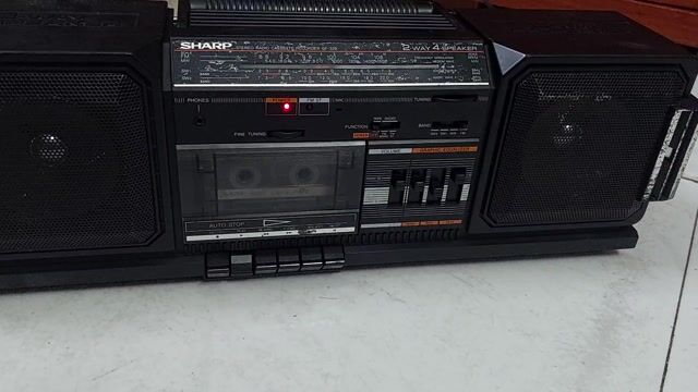 Đài Cassette Sharp GF329 Đen Điện 220V. Mua bán Tivi, Âm thanh tại Huyện Bình Chánh Tp Hồ Chí Minh được đăng bởi Le va loa amply bãi hình 1