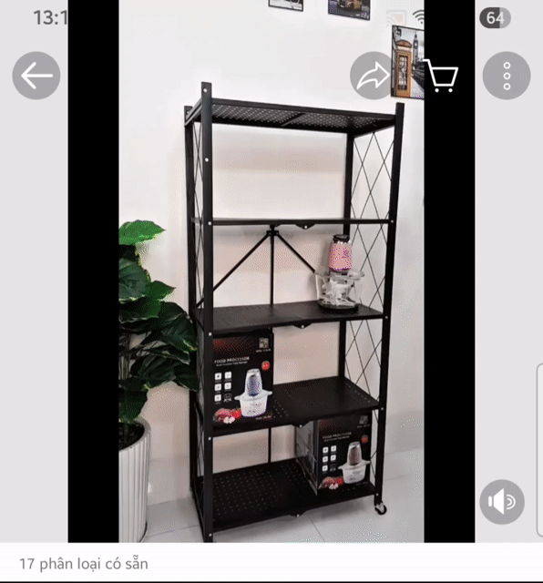 Kệ bếp sắt đen 3 tầng 70x35x90cm. Mua bán Tủ, kệ gia đình tại Quận 8 Tp Hồ Chí Minh được đăng bởi Trâm hình 1