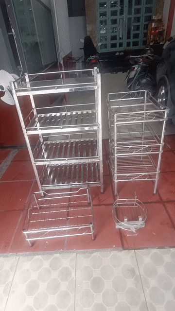 2 Kệ chén Inox Bạc Chống gỉ sét Nhà bếp. Mua bán Dụng cụ nhà bếp tại Quận 12 Tp Hồ Chí Minh được đăng bởi Nguyen dũng hình 1