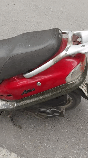 SYM Attila 2003 Đỏ. Mua bán Xe máy tại Quận Hoàng Mai Hà Nội được đăng bởi Hương Ly hình 1