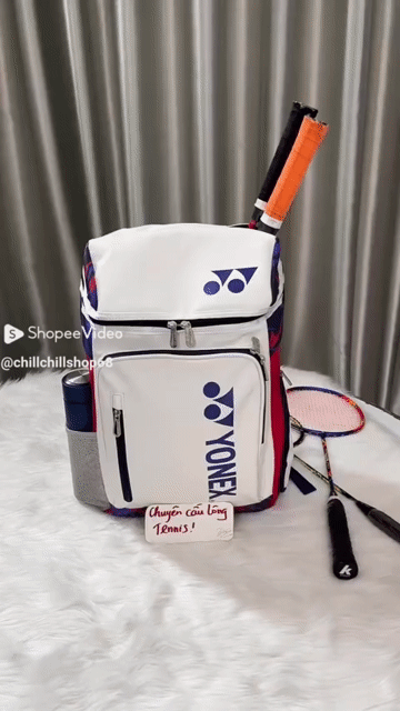 Balo cầu lông Yonex Da Trắng Đỏ Xanh chính hãng. Mua bán Túi xách tại Thành phố Dĩ An Bình Dương được đăng bởi hàng mới thanh lý 1 nữa giá hình 1