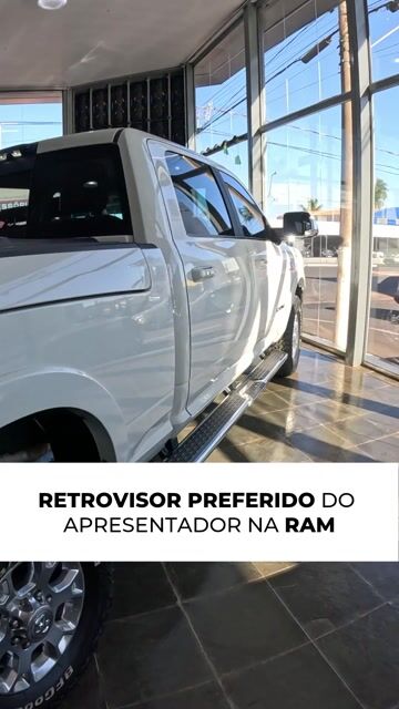 RETROVISOR PREFERIDO DO APRESENTADOR NA RAM #dodgeram #dodge #ram