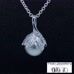 Silver CZ and Pearl Drop Pendant 360 video
